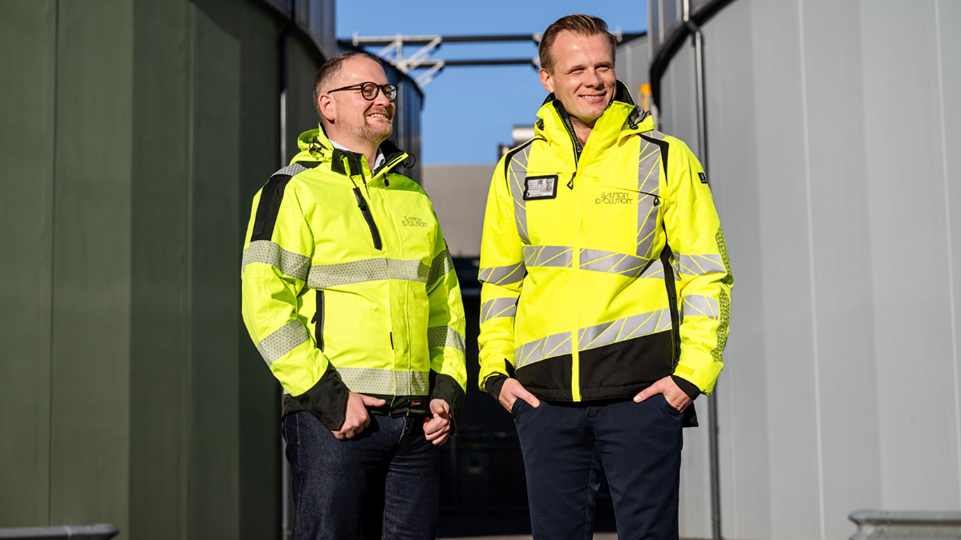 Trond and Trond Håkon at Indre Harøy. Photo